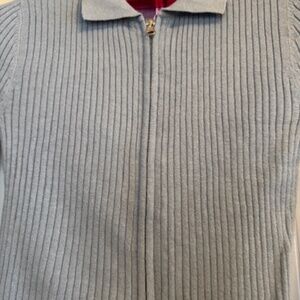 ONLY - Cardigan with front zip - NEW - Light Blue - Size S